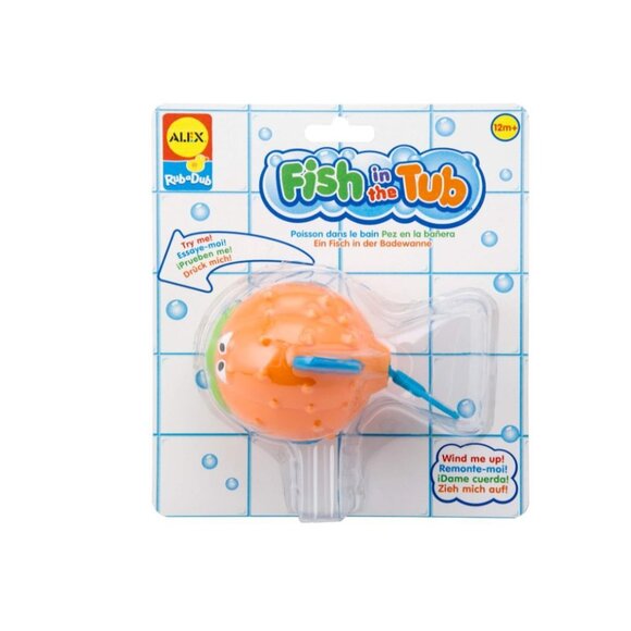 Alex Toys Bath Time Fun Fish in The Tub Wind-Up - Picture 2 of 2